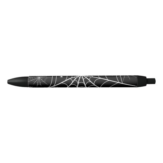 Stylo Noir Halloween Spider Web (Devant)