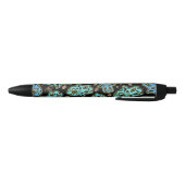 Stylo Noir Hamsa Hand-Hand - Hand of Fatima motif blues (Bas)