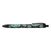 Stylo Noir Hamsa Hand-Hand - Hand of Fatima motif blues (Haut)