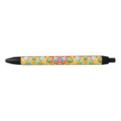 Stylo Noir Happy Easter Eggs Festive Pattern (Devant)