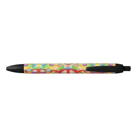 Stylo Noir Happy Easter Eggs Festive Pattern (Dos)