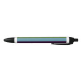 Stylo Noir Harmonie côtière rayée (Bas)