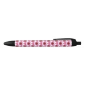 Stylo Noir Hearts and Kisses Pen (Haut)