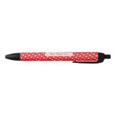Stylo Noir Hearts Happy Valentine’s Day Modern Love Pattern (Bas)