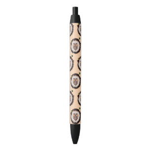Stylo Noir hérisson doux et adorable