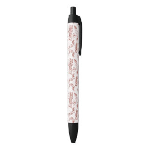 Stylo Noir Heureuse Sainte-Valentin