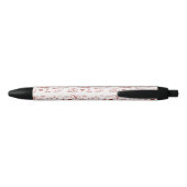 Stylo Noir Heureuse Sainte-Valentin (Dos)