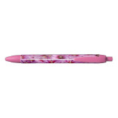 Stylo Noir Hibiscus (Dos)