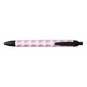 Stylo Noir Hibiscus rose Fleur tropicale (Dos)