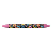 Stylo Noir Hibiscus tropical (Devant)