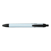 Stylo Noir Hibou lunatique bleu mignon (Dos)