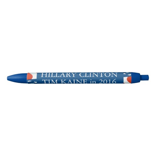 Stylo Noir Hillary Clinton Tim Kaine en 2016 (Devant)