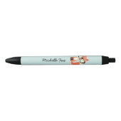 Stylo Noir Hipster Red Fox (Devant)