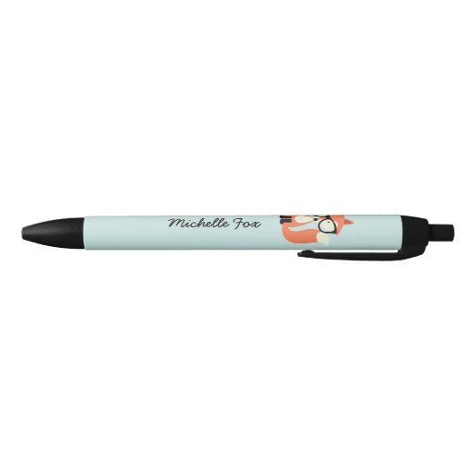 Stylo Noir Hipster Red Fox (Bas)