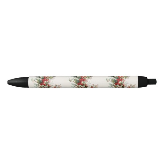 Stylo Noir HollyBerries 004 (Devant)