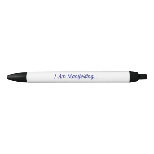 Stylo Noir I Am Manifesting Pen (Devant)