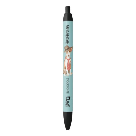 Stylo Noir Ibizan Hound Papa (devant Vertical)