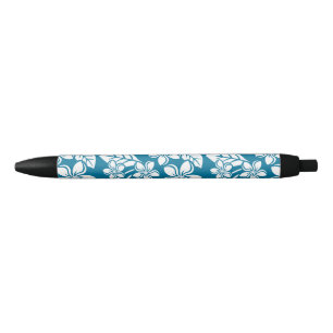 STYLO NOIR ÎLE PLUMERIA (CARAÏBE BLEU)