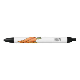 Stylo Noir Illustration de carotte
