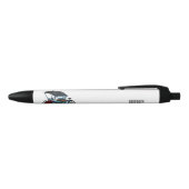 Stylo Noir Illustration de cyclo-pousse (Haut)