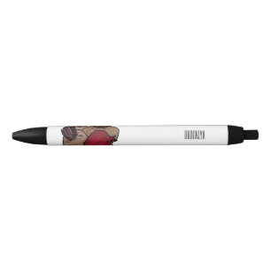 Stylo Noir Illustration de dessin sur la betterave