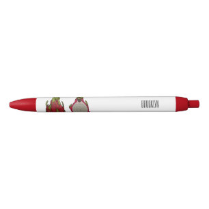 Stylo Noir Illustration de dragon fruit
