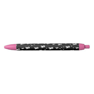 Stylo Noir Illustration de fantôme gothique effrayant