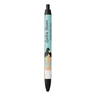 Stylo Noir Illustration de femme de Spa Entreprise de Spa per