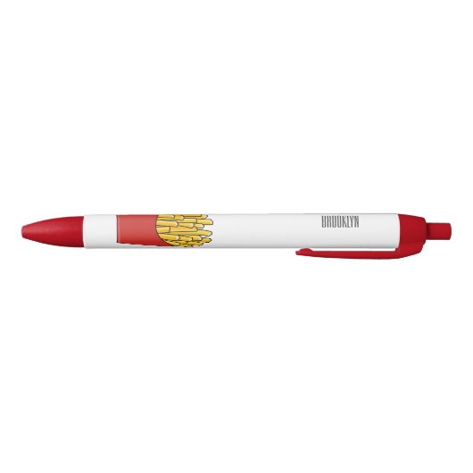 Stylo Noir Illustration de frites (Bas)