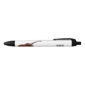 Stylo Noir Illustration de guitare acoustique (Haut)