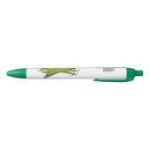 Stylo Noir Illustration de haricots verts (Bas)