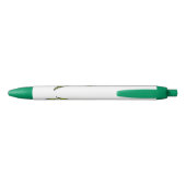 Stylo Noir Illustration de haricots verts (Dos)