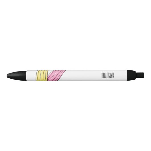 Stylo Noir Illustration de Ice pop (Devant)