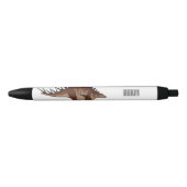 Stylo Noir Illustration de Kentrosaurus (Devant)