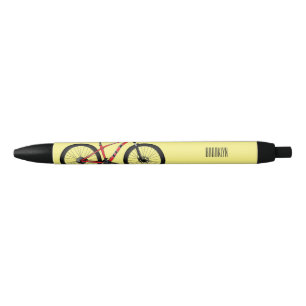 Stylo Noir Illustration de la bande dessinée de vélo