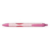 Stylo Noir Illustration de litchee rose mignon (Dos)