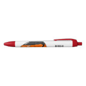 Stylo Noir Illustration de micro-voiture (Haut)