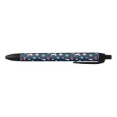 Stylo Noir illustration de motif spatial (Bas)