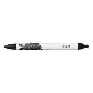 Stylo Noir Illustration de motoneige
