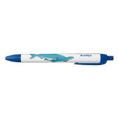 Stylo Noir Illustration de requin marteau (Bas)