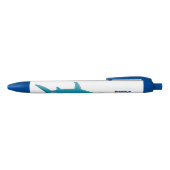 Stylo Noir Illustration de requin marteau (Haut)