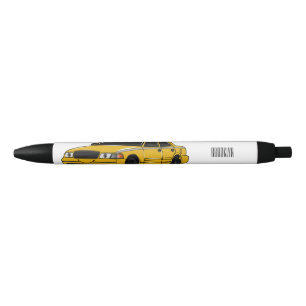 Stylo Noir Illustration de taxi