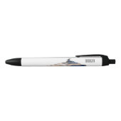 Stylo Noir Illustration de yacht (Haut)
