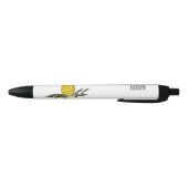 Stylo Noir Illustration d'huile d'olive (Bas)