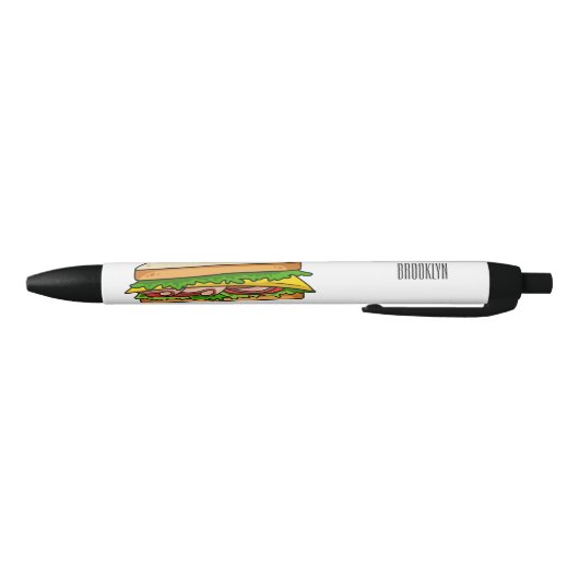 Stylo Noir Illustration Sandwich (Bas)