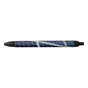 Stylo Noir Image amusante d'un panneau solaire