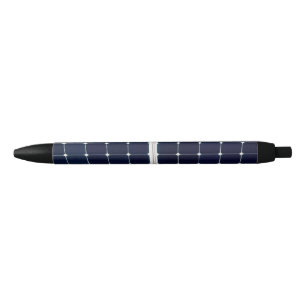 Stylo Noir Image amusante d'un panneau solaire