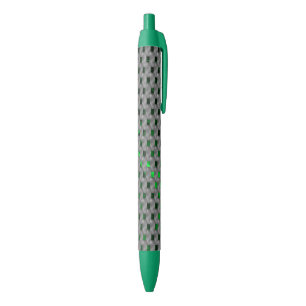Stylo Noir Image verte sous plaques grises, carrés oblongs ?