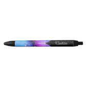 Stylo Noir Imaginaire spatial Papillon cosmique (Devant)