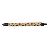 Stylo Noir Impression Cheetah (Devant)